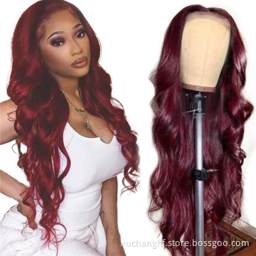 HD Transparent Lace Front Wigs for Black Women Wholesale Natural Color Brazilian Human Hair Wigs Straight Remy Hair Wigs
